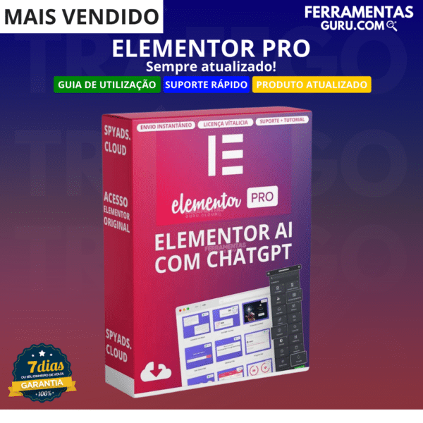 Elementor PRO - licença GPL + Único Com Chatgpt